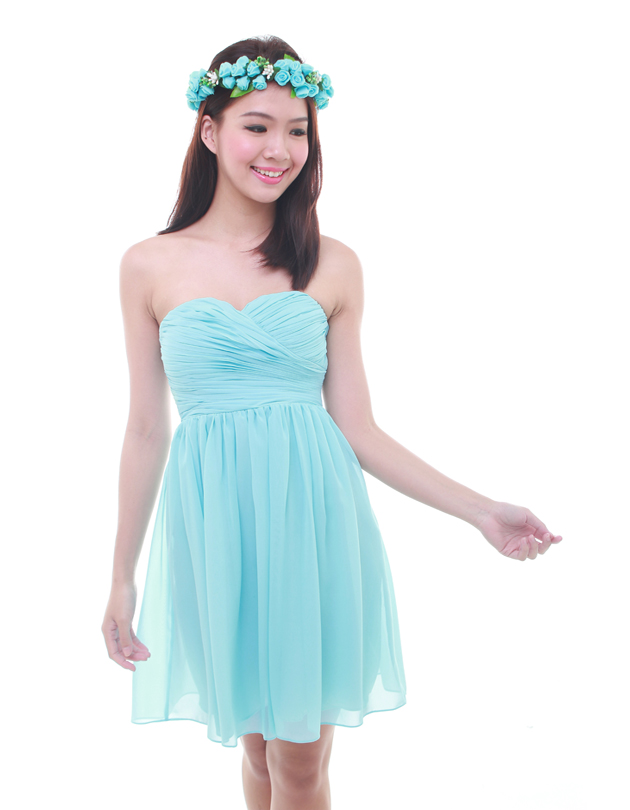 Cleo Dress in Dreamy Blue